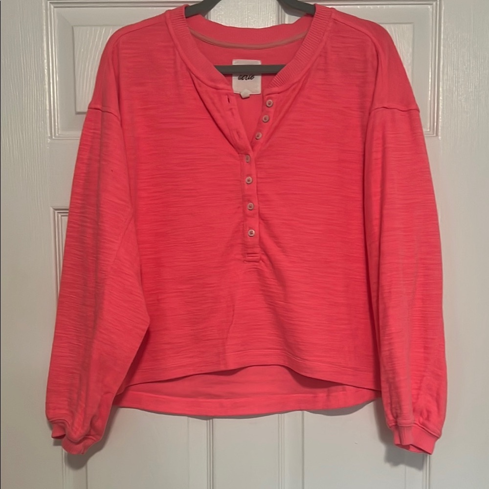 ❤️final sale! Aerie neon pink pullover